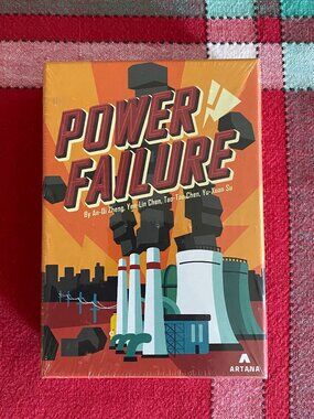 Genius Games Artana Power Failure Card Game New & Sealed